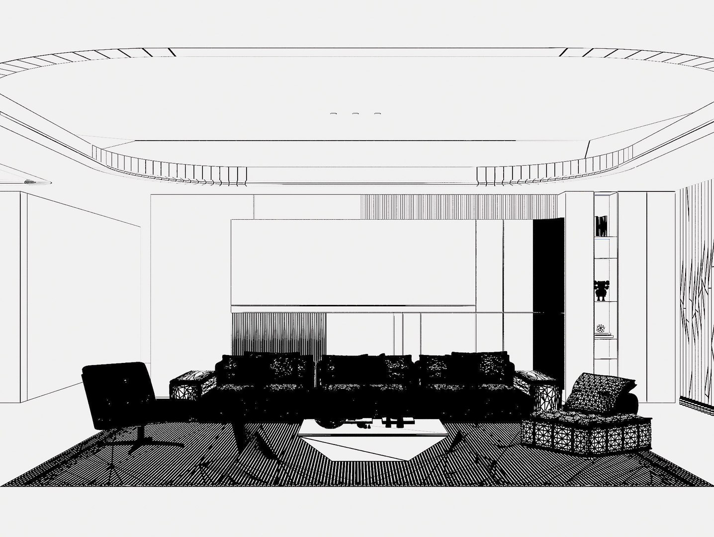 3D Modern Living Room Model - TurboSquid 2296560