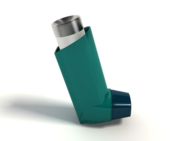 3d asthma inhaler model