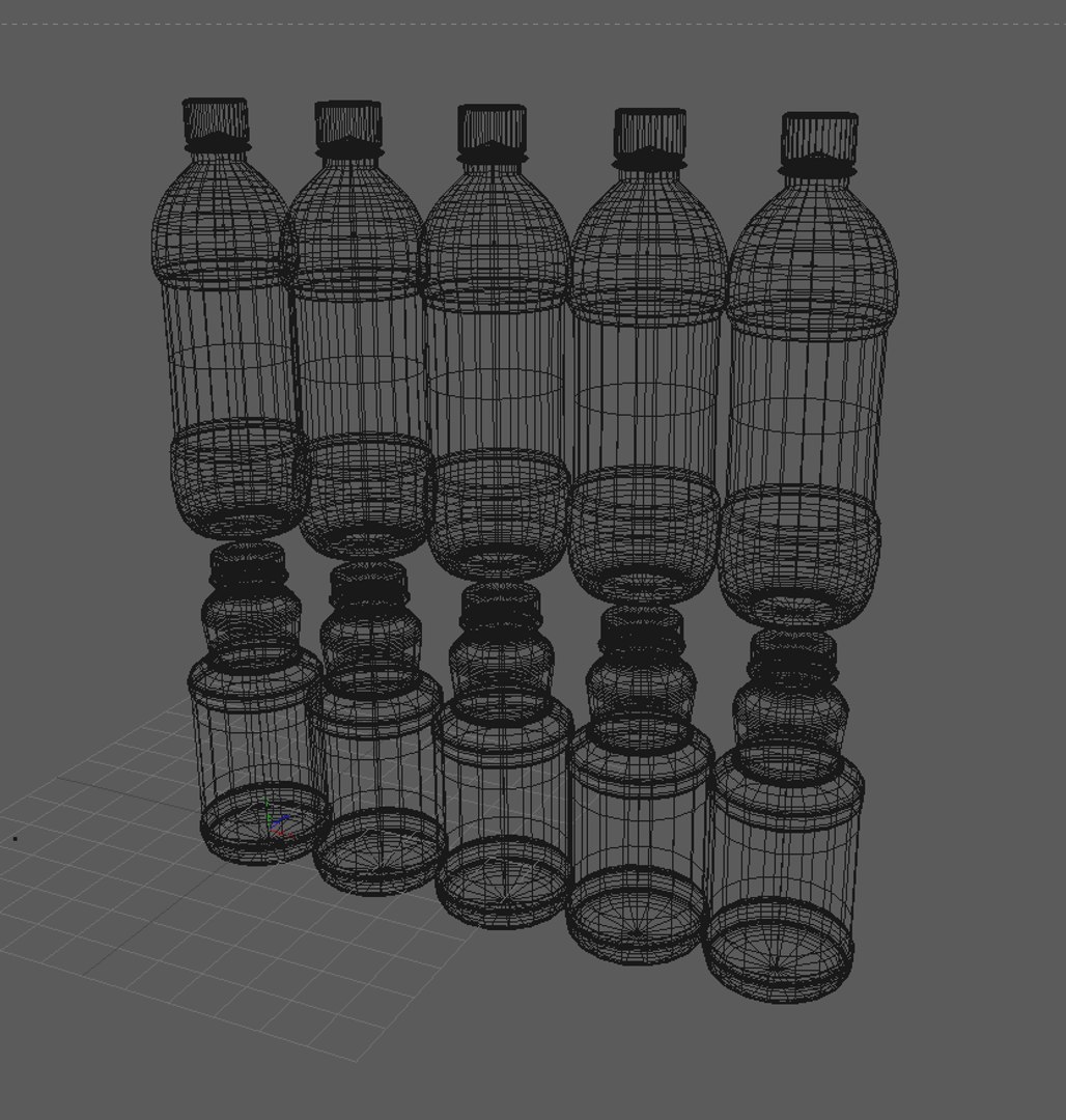 C4d Bottles Sunny D
