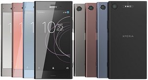 realistic sony xperia xz1 3D model