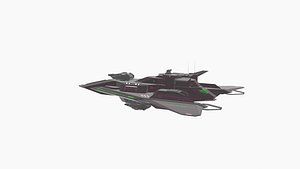 3D Scifi Outlaw 3D Model model