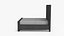 Cama King Size Marselha Grafite Vintage Veludo