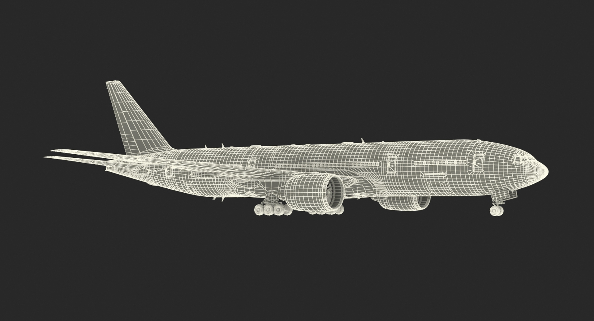 3d Model Boeing 777 200er Singapore