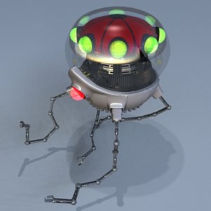jellyfish robot 3d model