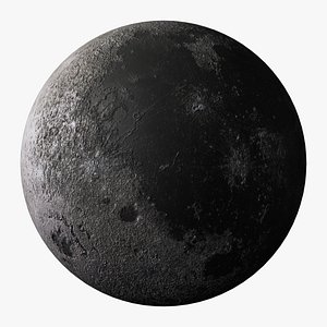 3D photorealistic moon