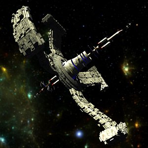 space station 3d model
