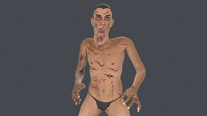 Biter Zombie Rigged 3D