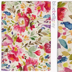 Bluebellgray Watercolor Devon Rug