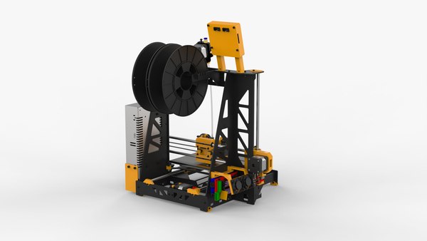 modelo 3d 3D Printer Complex Structure - TurboSquid 1956959