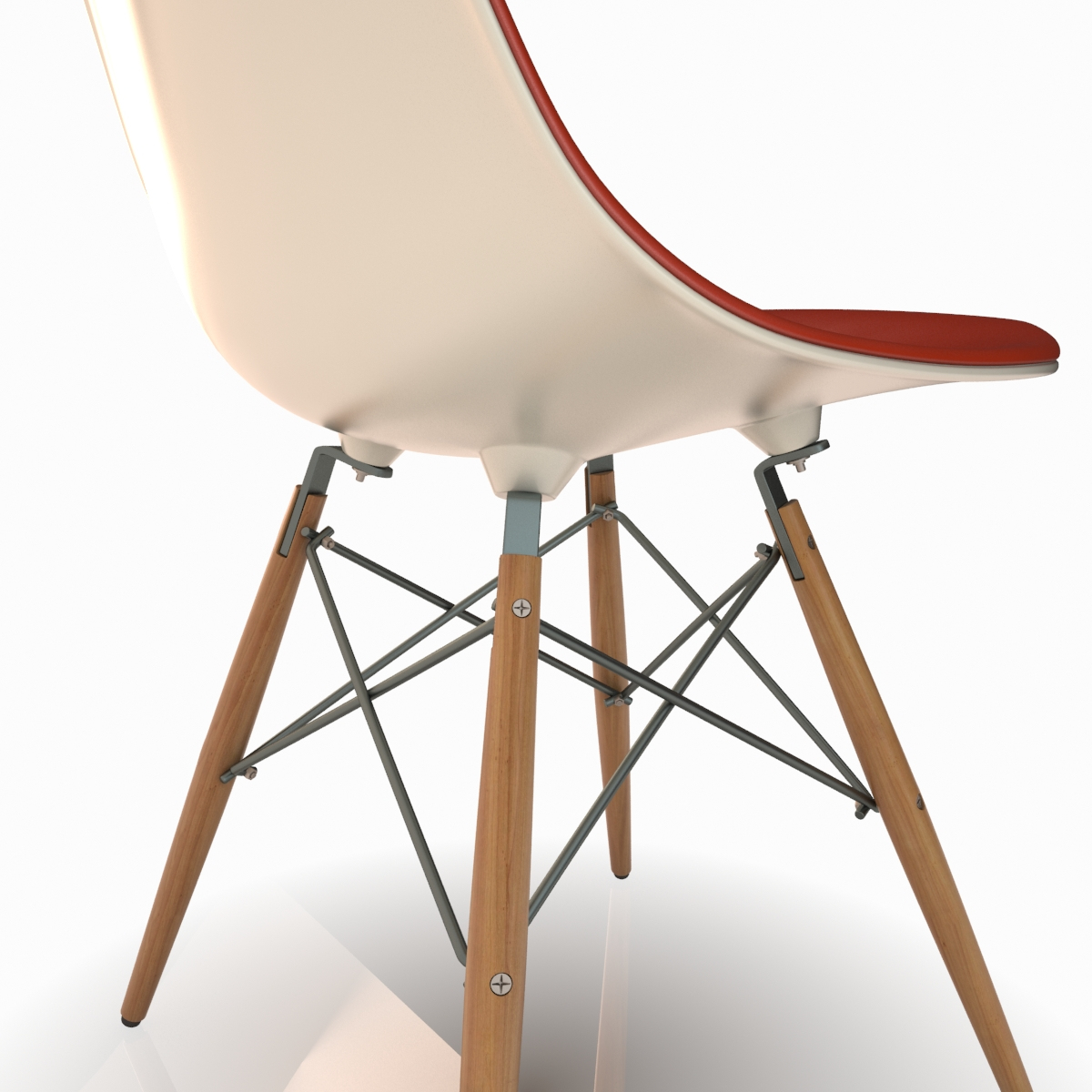 free eames dsw chair 3d model
