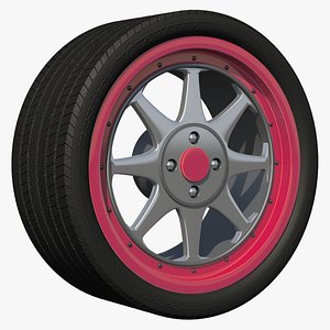 3d wheel sport 2 rim model