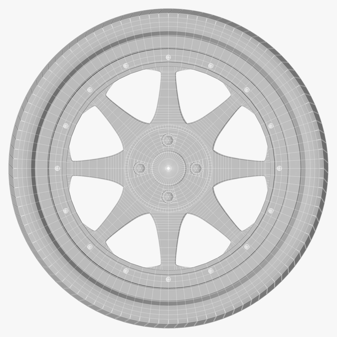 3d Wheel Sport 2 Rim Model