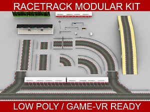 Race Track Modular Construction Kit