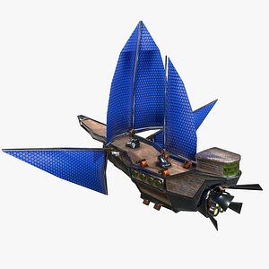 3D fantasy ship
