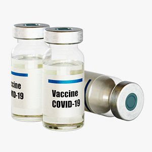 vaccine bottle 3D