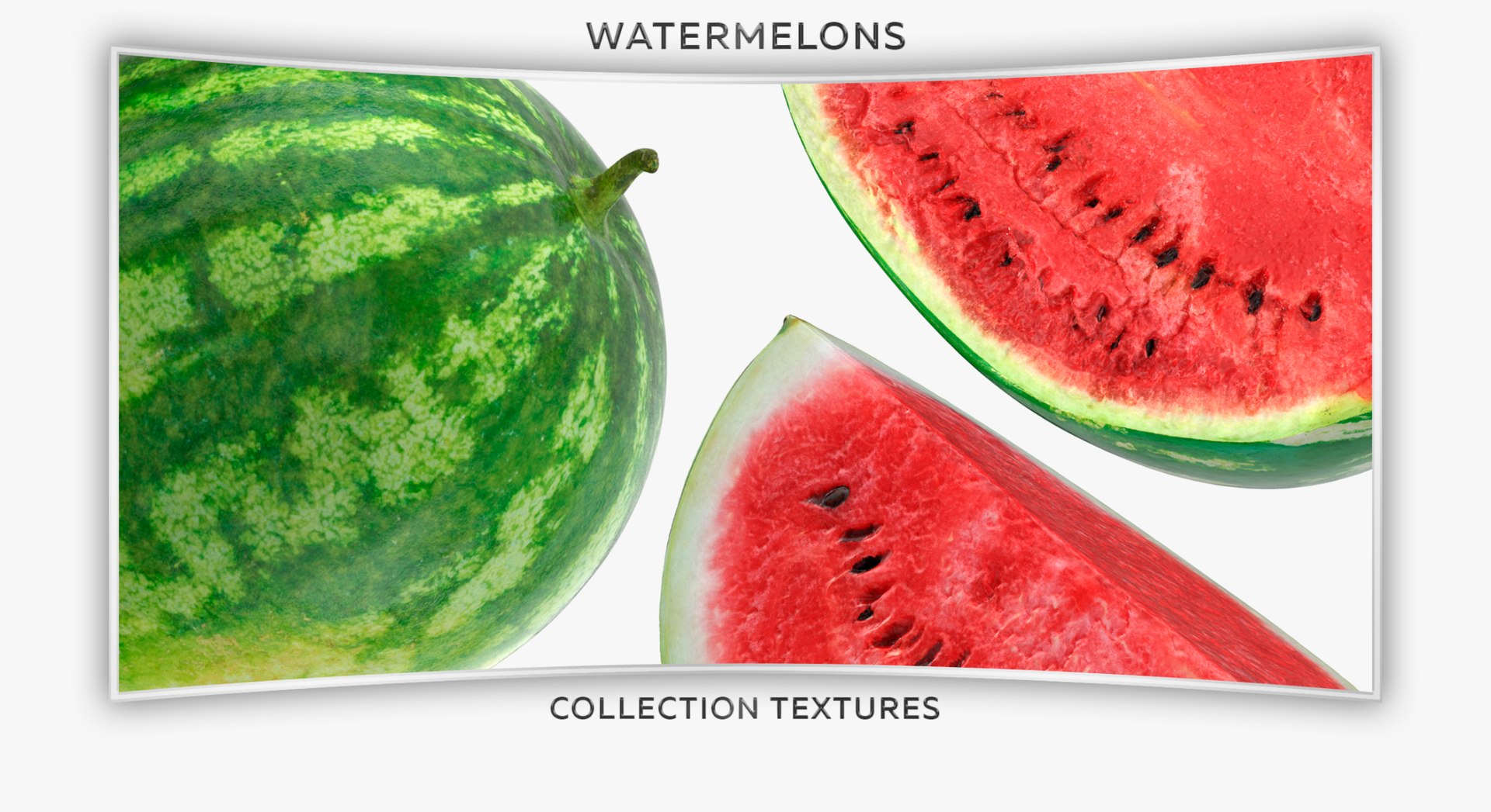 3D Watermelons Whole and Cut Collection 02 - 3 models https://p.turbosquid.com/ts-thumb/v3/A1z9C6/UY/62t/jpg/1633351153/1920x1080/fit_q87/0ed5293bd7bc287cefb0acda4740dd451798fa0a/62t.jpg