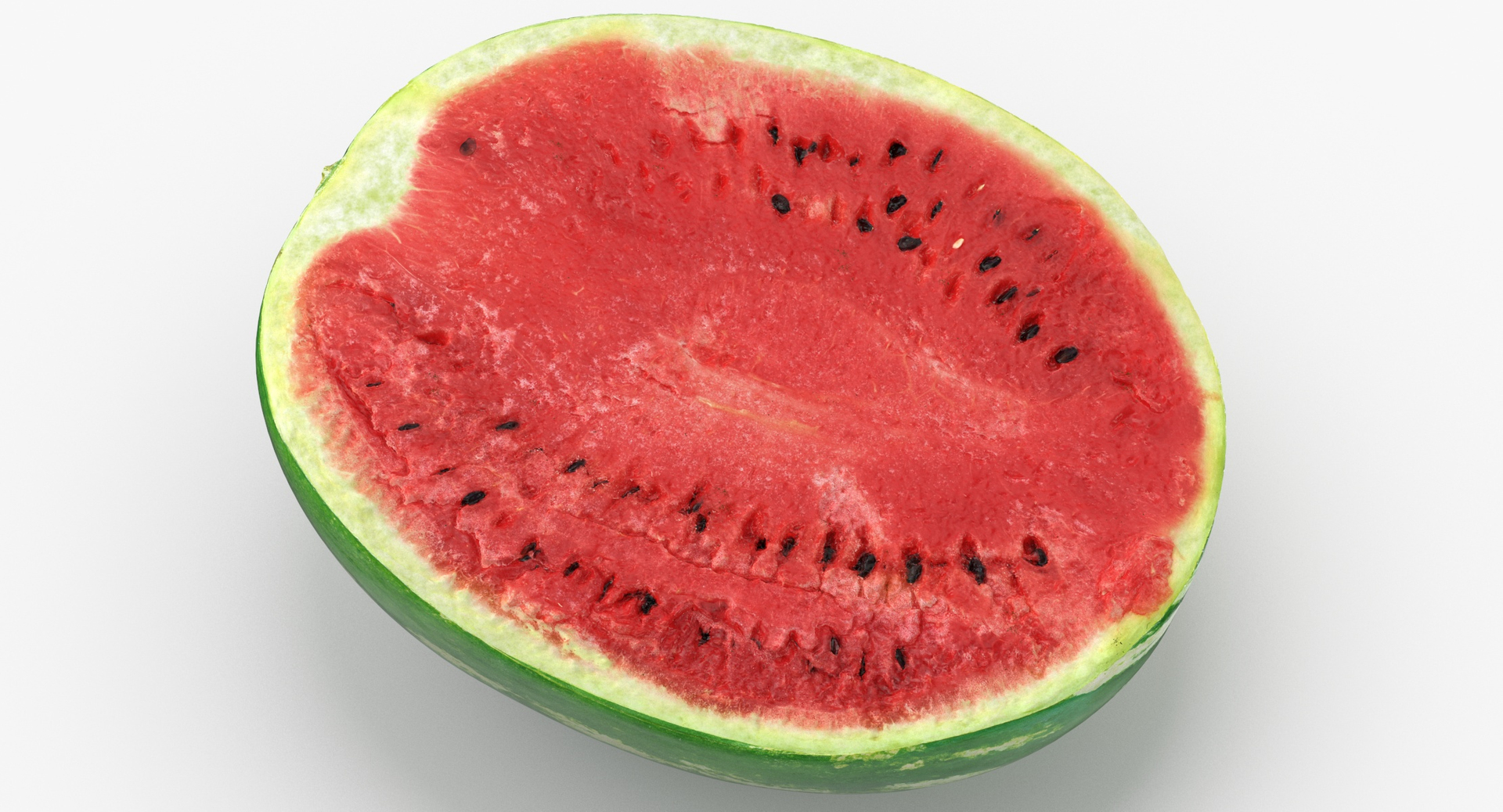 modelo 3d Colección Sandías Enteras y Cortadas 02 3 modelos