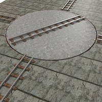 Train Depo Turning Mechanism turn move moving pivot revolve rail track