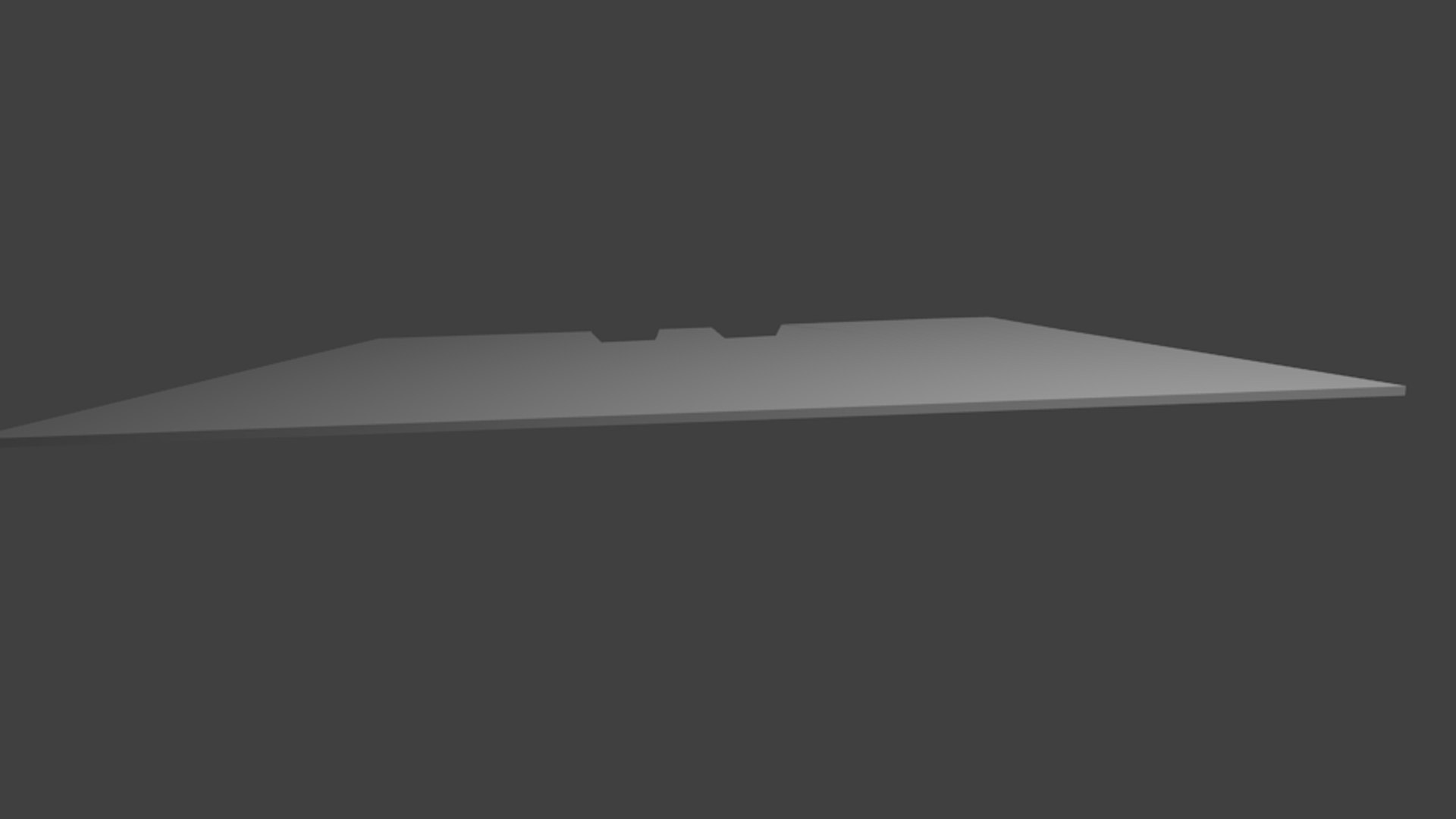 3d Lowvert Razor Blade