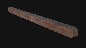 Wooden Beam 3D model