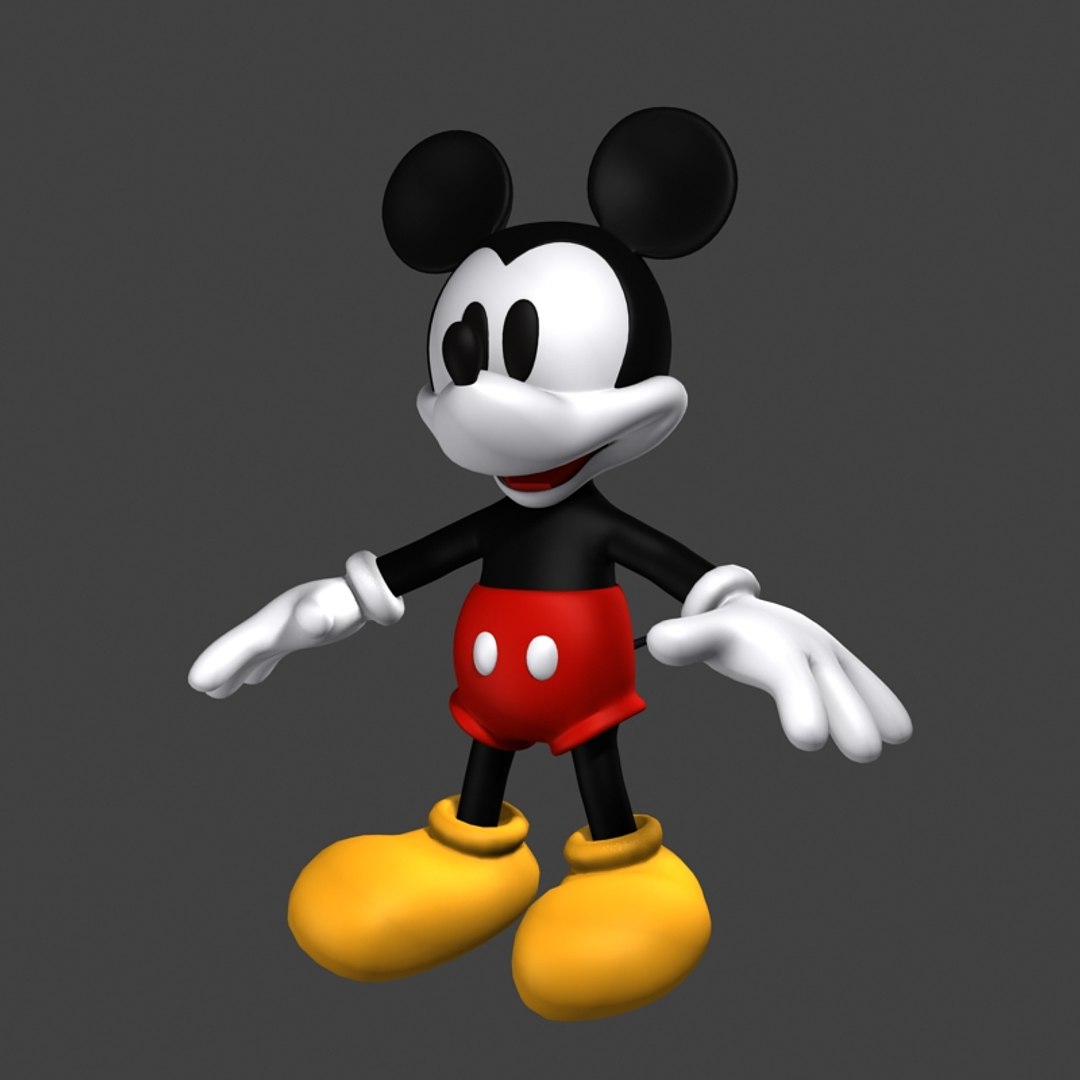 3d Mickey Mouse