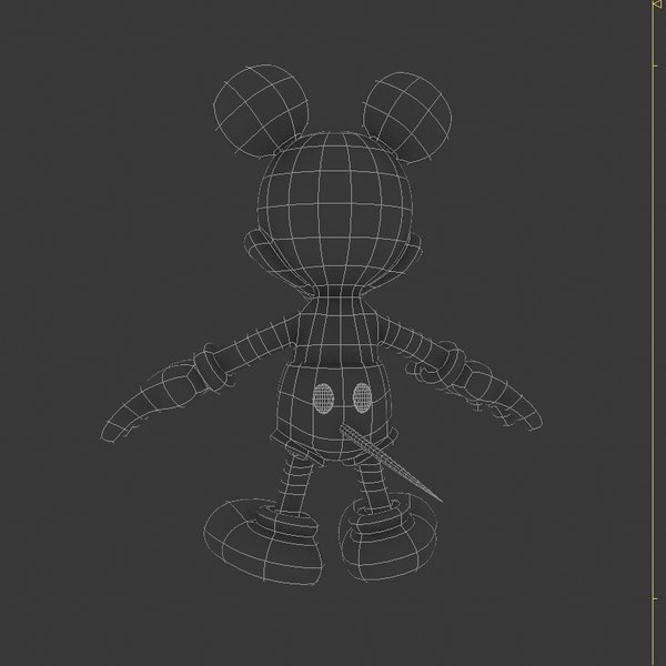 3d mickey mouse