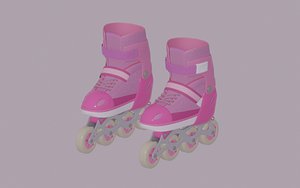 3D Roller Skates model