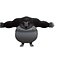 3D model Chubby Fat Gorilla Rigged 3D model