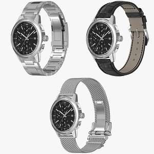 Chronograph Watch Bundle Collection 3D