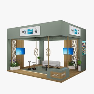 6x5 wood-booth idea 3D model