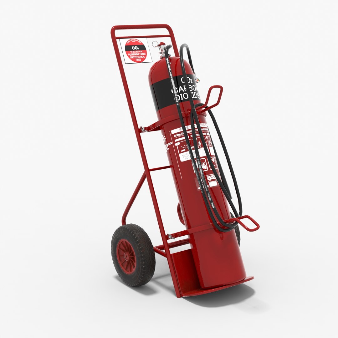 3D Co2 Extinguisher - TurboSquid 1241788