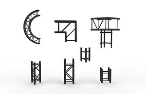 Truss design 3D model 3D model