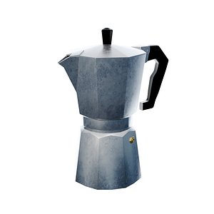 3D Moka pot model