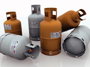 Set of 3 Propane Tanks