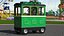 Carro Ferroviário Verde Mini Express