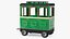 Carro Ferroviário Verde Mini Express