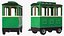 Carro Ferroviário Verde Mini Express