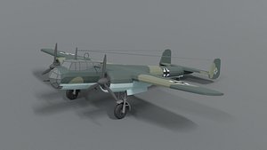 dornier 17 z wwii 3D model