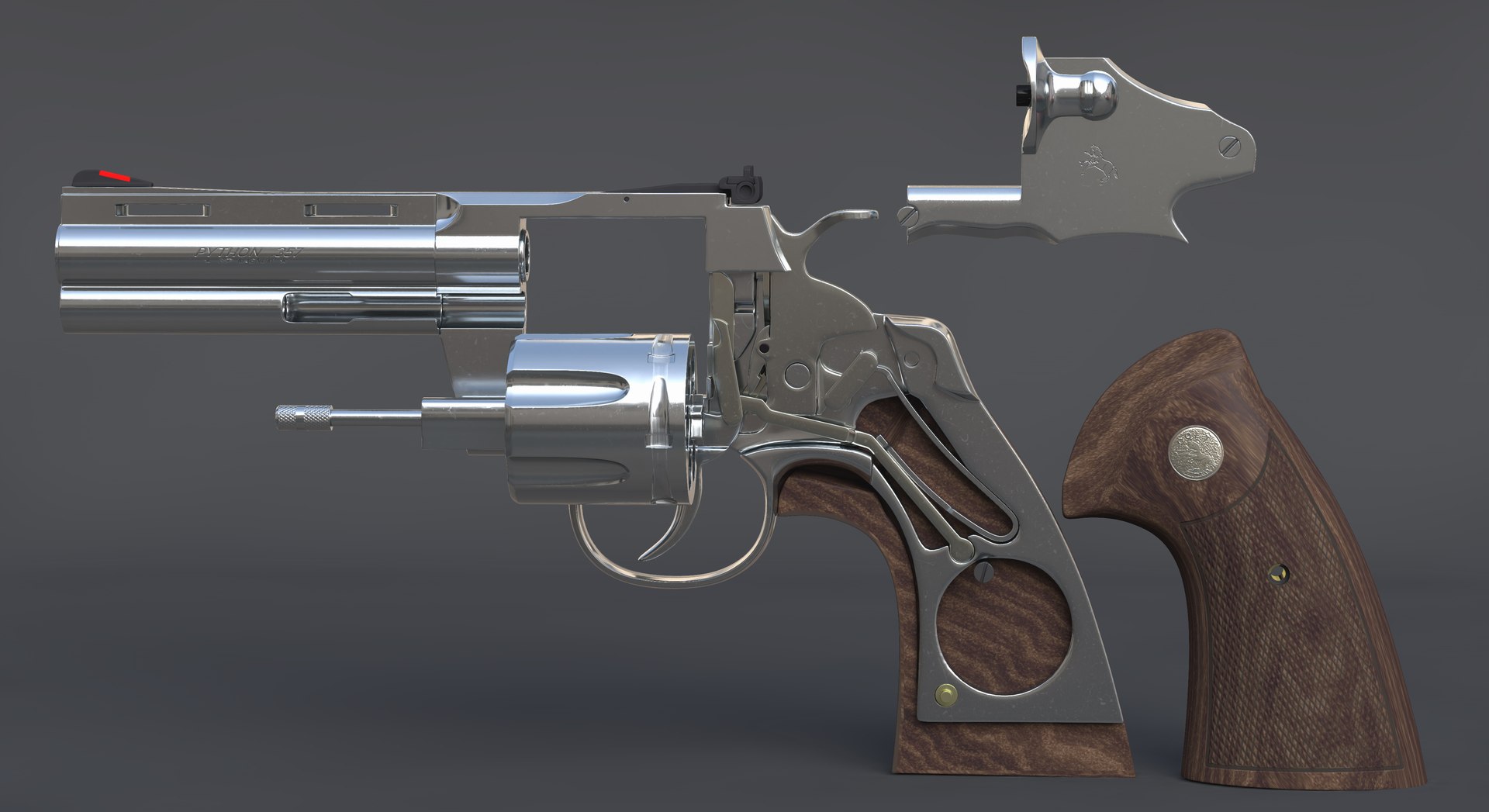 Colt Python 2020 4 3D Model - TurboSquid 1512021