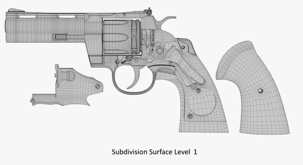 Colt python 2020 4 3D model - TurboSquid 1512021