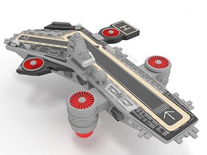 Toy aircraft carrier 3D model