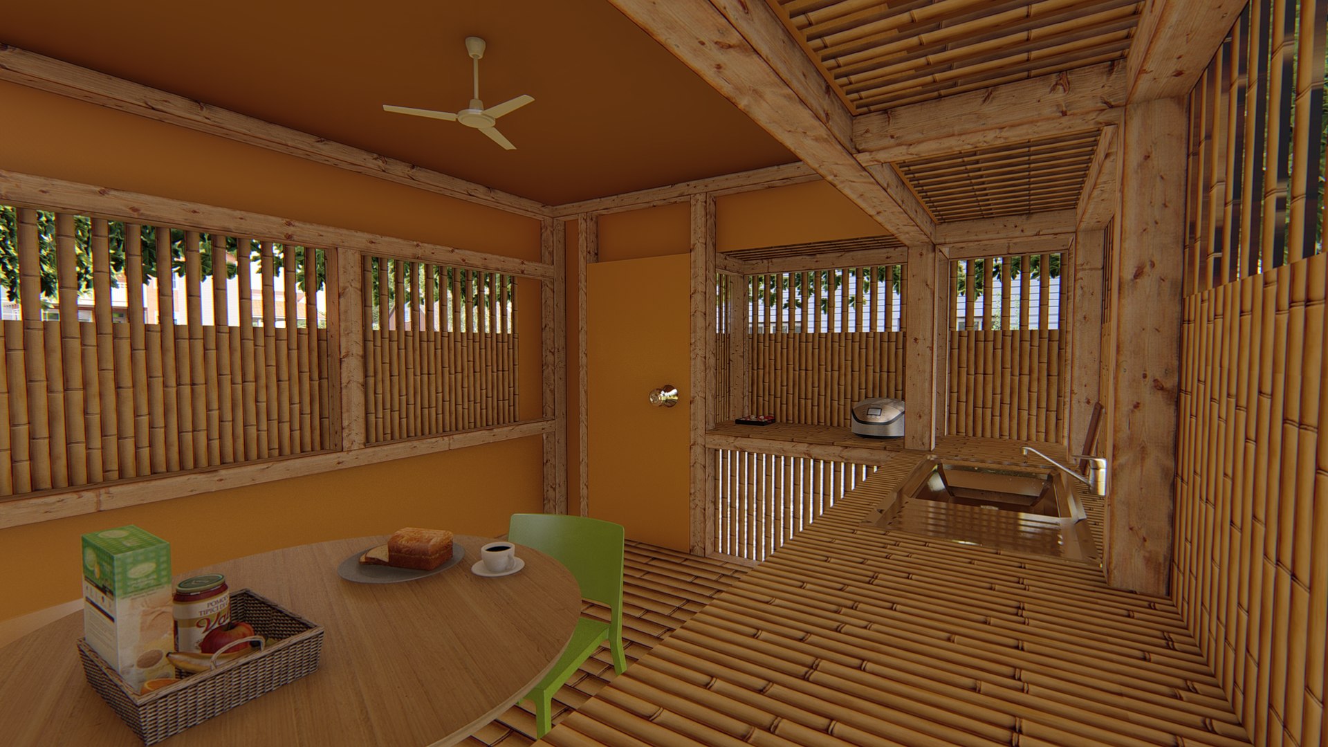3d Model Tropical House