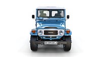 Toyota Land Cruiser FJ 40 Blue with Interior