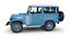 Toyota Land Cruiser FJ 40 Azul con Interior
