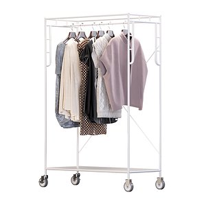 3D model sumanapala clothes rack ikea