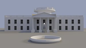 3D model white house