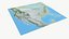 United States, Canada, Mexico, Alaska, Hawai realistic map pbr enviroment