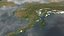 United States, Canada, Mexico, Alaska, Hawai realistic map pbr enviroment