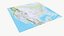 United States, Canada, Mexico, Alaska, Hawai realistic map pbr enviroment