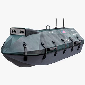 Spyglass Saronic - Unmanned Robotic Autonomous Surface Vessel With Camo PBR